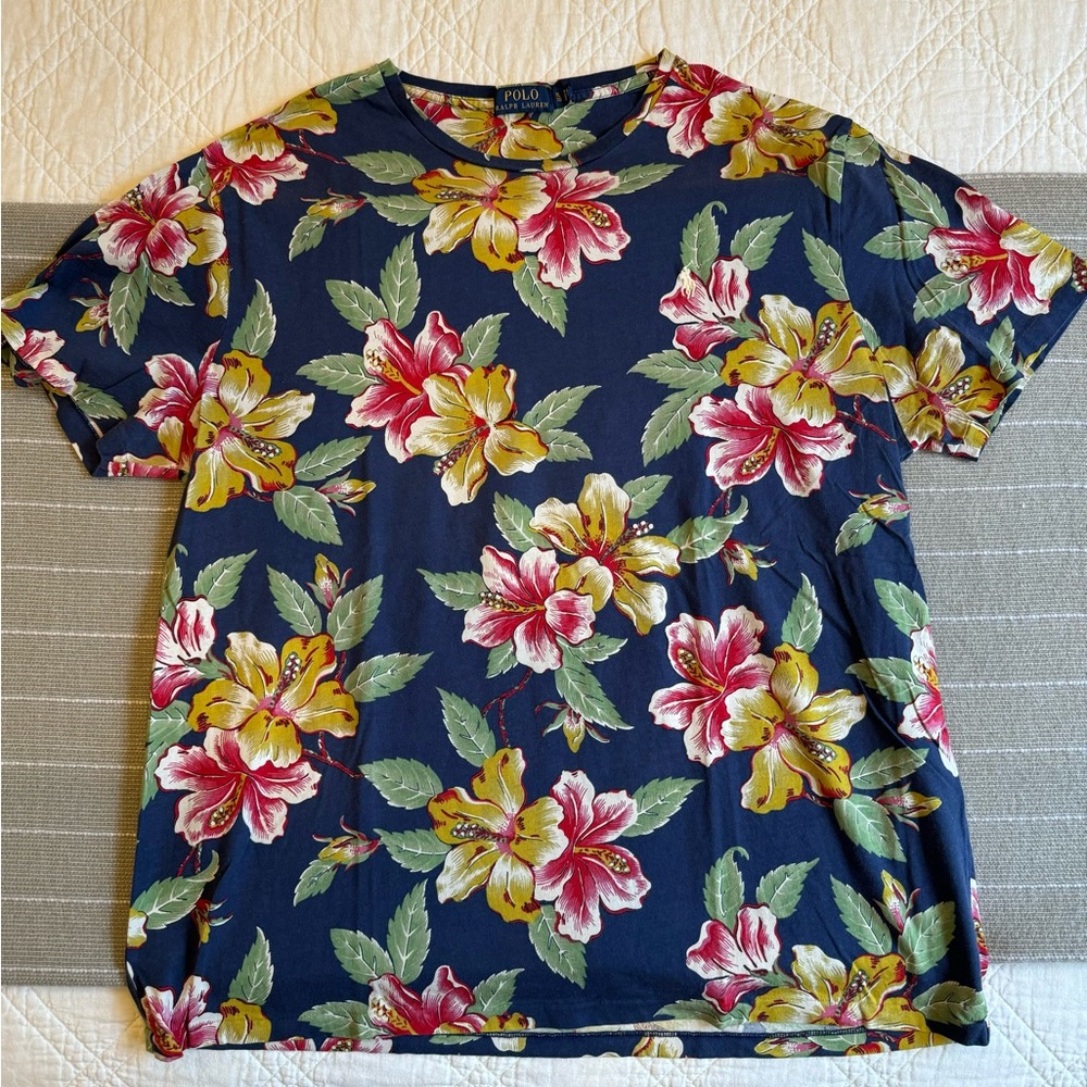 Men’s Polo RL floral t-shirt